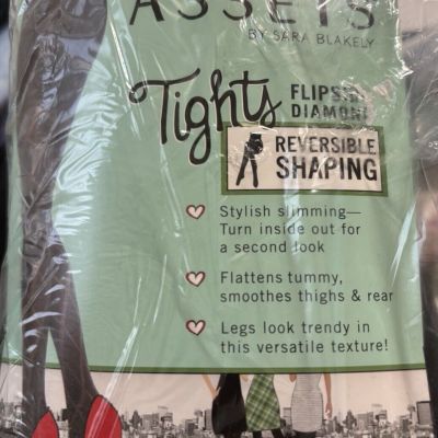 NEW SPANX Love Your Assets Reverse Shaping Tights Black Flipside Diamond Size 3L